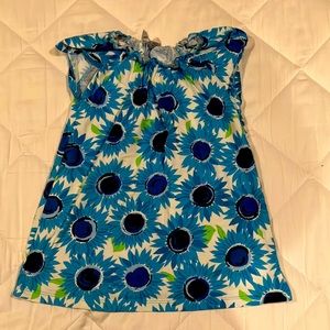 Hanna Andersson girls t-shirt with cap sleeves